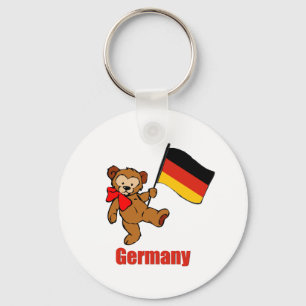 Germany Teddy Bear Keychain