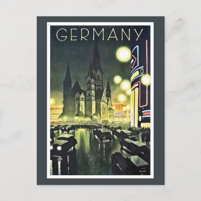 Germany travel ad (Berlin) Postcard (Front)