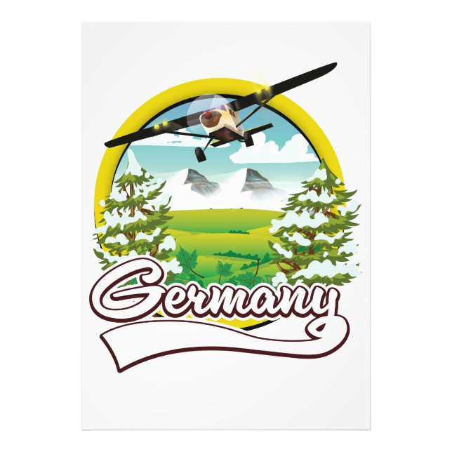 Germany Travel logo Photo Print (Front)