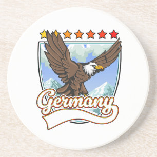 Germany Travel patch Coaster
