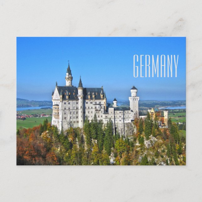 Germany Travel Tourism Postcard (Front)