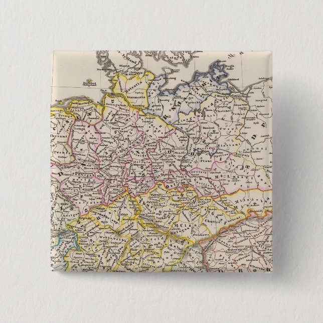 Germany under the Saxon Pinback Button (Front)