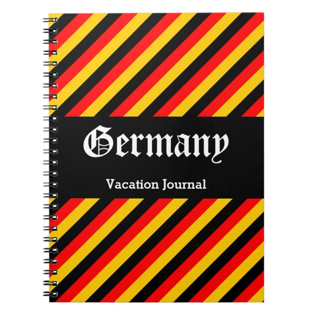 Germany Vacation Journal Notebook (Front)