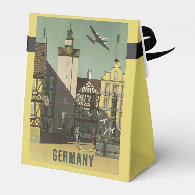 GERMANY Vintage Travel favor box (Back Side)