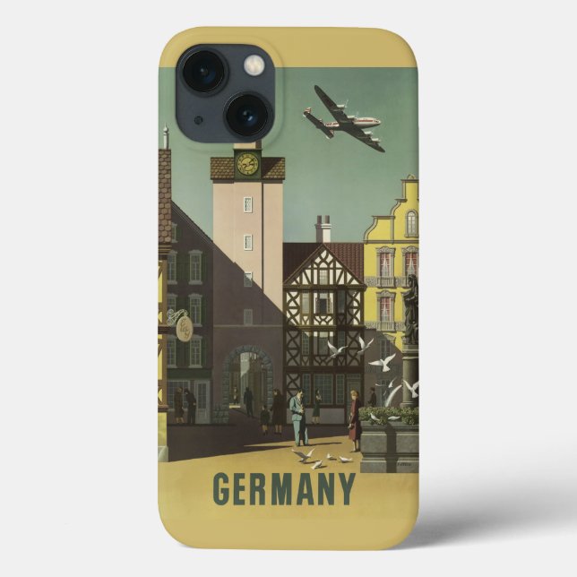 GERMANY Vintage Travel iPad case (Back)