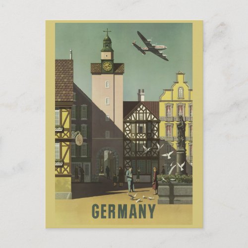 GERMANY Vintage Travel postcard