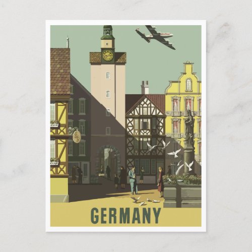 Germany Vintage Travel Postcard