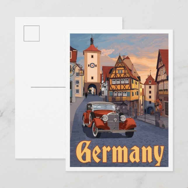 Germany Vintage Travel  Postcard (Front/Back)