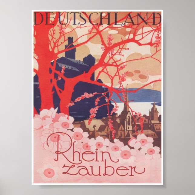Germany Vintage Travel Poster (Front)