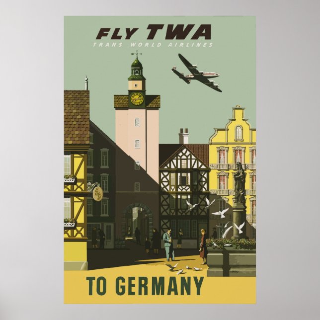 Germany Vintage Travel Poster (Front)