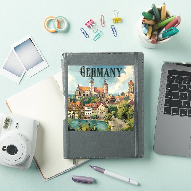 Germany vintage travel poster sticker (iPad Cover)