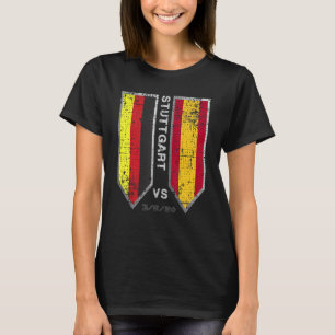 Germany Vs Spain Fan Football Game Stuttgart Outfi T-Shirt