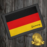 Germany wallet, German Flag patriot /sports Trifold Wallet<br><div class="desc">WALLETS: Germany & German Flag fashion - love my country,  fathers day,  holiday gifts,  patriots / sports fans</div>