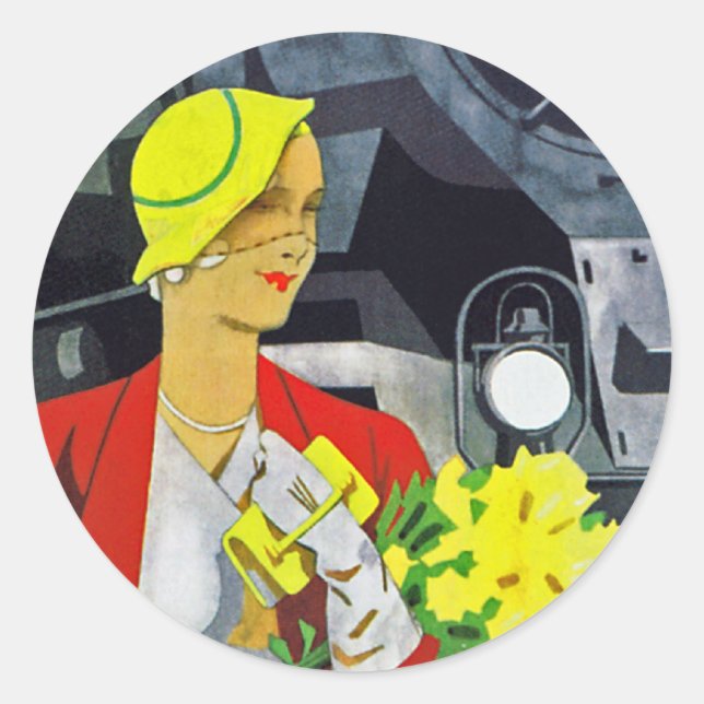 Germany Wants to See You Classic Round Sticker (Front)