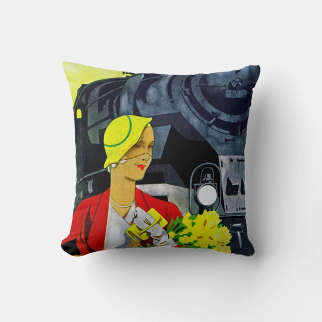 Germany Wants to See You Throw Pillow (Front)