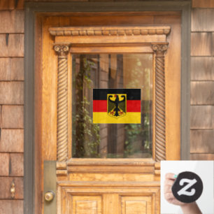 Germany Window Sign, Eagle, Cling, German Flag Cling