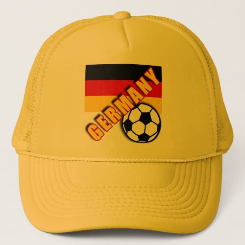 GERMANY World Soccer Fan Tshirts Trucker Hat