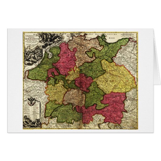 GermanyPanoramic MapGermany Cards (Front Horizontal)