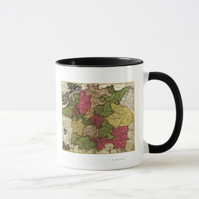 GermanyPanoramic MapGermany Mug (Right)
