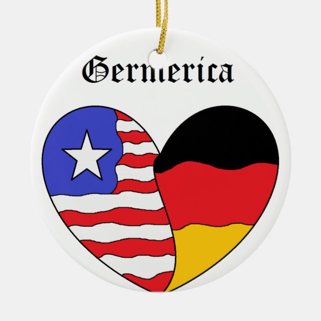Germerica Ceramic Ornament (Front)