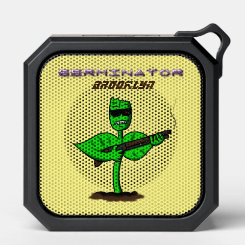 Germinator cyborg plant funny cartoon bluetooth speaker