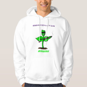 Germinator cyborg plant funny cartoon hoodie