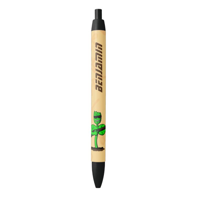 Germinator cyborg plant funny cartoon pen (Front Vertical)