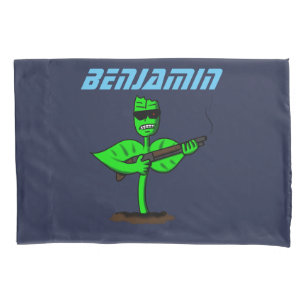 Germinator cyborg plant funny cartoon pillow case