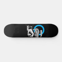 Supreme Stickers Skateboard Deck Black – New Leaf