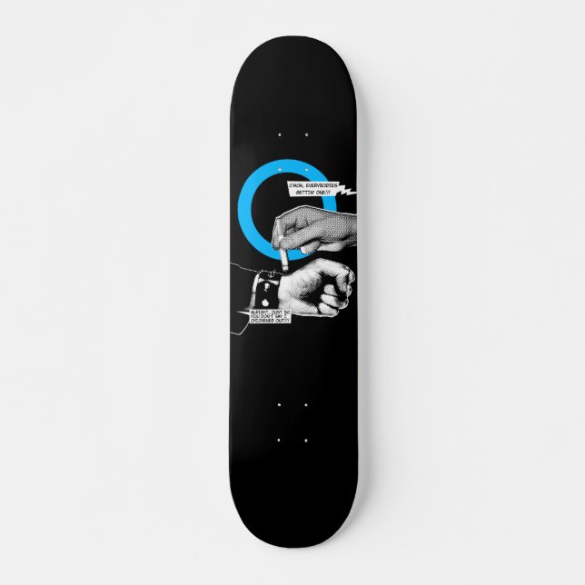 Germs Burn Skateboard Deck (Front)