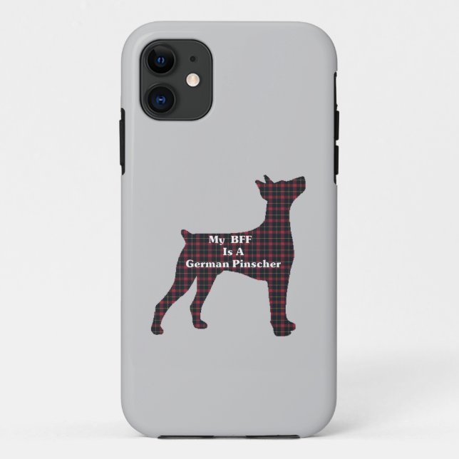 Gernan Pinscher BFF Case-Mate iPhone Case (Back)