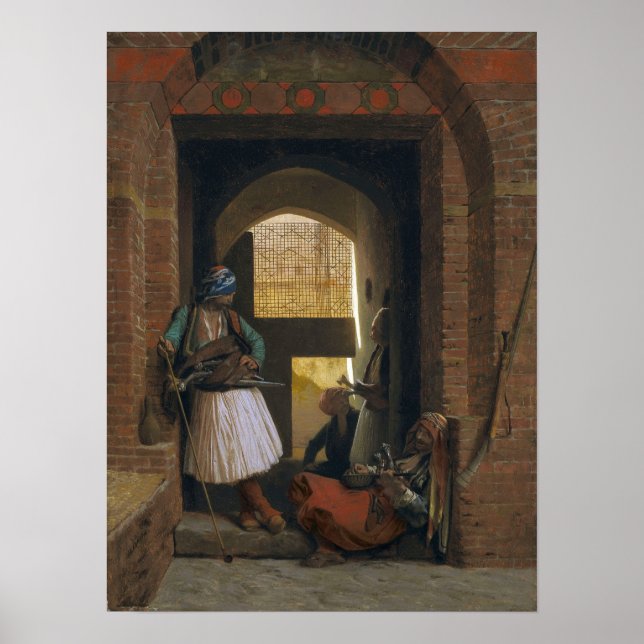 Gérôme - Darnautes Guards Corps In Cairo Poster (Front)