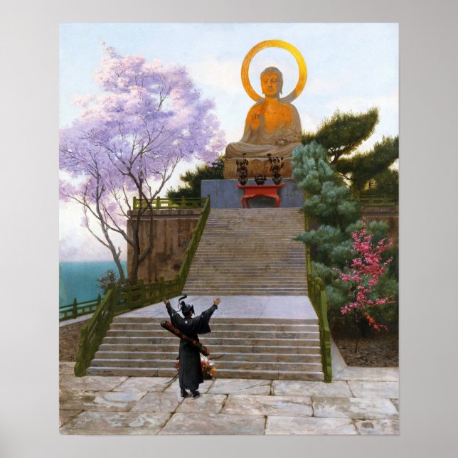Gérôme - Japanese Emploring A Deity Poster (Front)