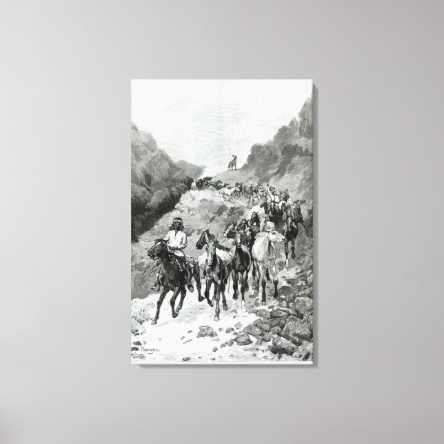 Geronimo and his Band Canvas Print (Front)