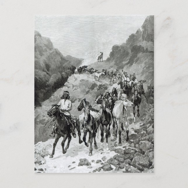 Geronimo and his Band Postcard (Front)