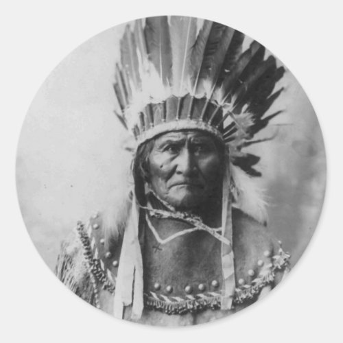 Geronimo Classic Round Sticker