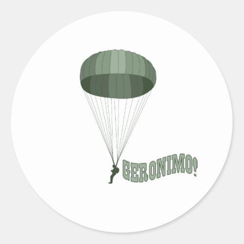 Geronimo Classic Round Sticker