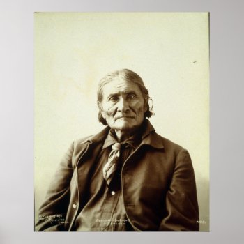 Geronimo (guiyatle) Apache Native American Indian Poster by EnhancedImages at Zazzle
