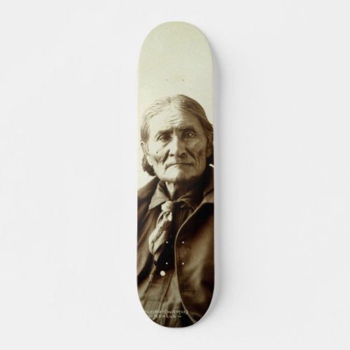 Geronimo Guiyatle Apache Native American Indian Skateboard
