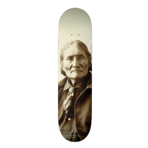 Geronimo (Guiyatle) Apache Native American Indian Skateboard