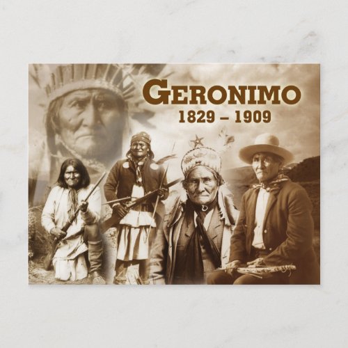 Geronimo of the Chiricahua Apache Postcard