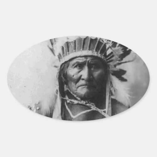 Geronimo Oval Sticker