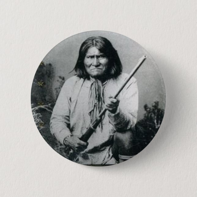 Geronimo Pinback Button (Front)