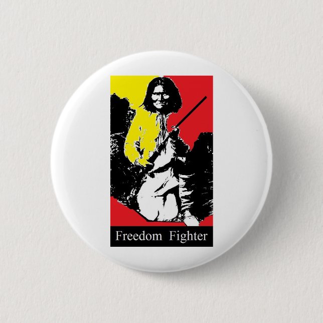 Geronimo Shirt Button (Front)