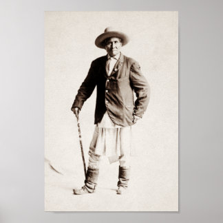 Geronimo Standing Portrait - 1904 Poster