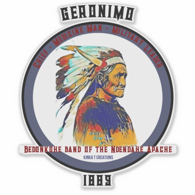 Geronimo Sticker (Front)