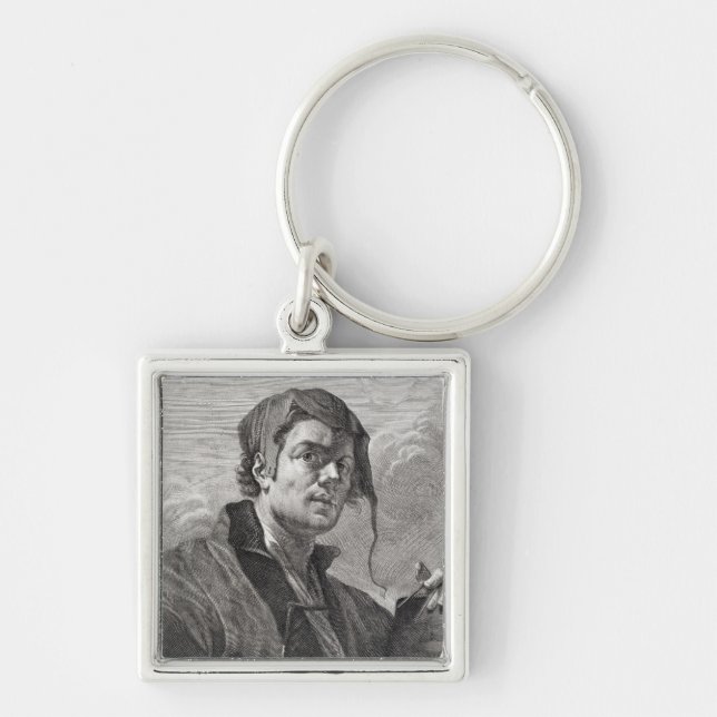 Gerrit van Honthorst (1590-1656), engraved by Cosi Keychain (Front)