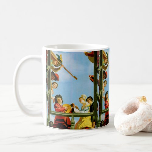 Gerrit Van Honthorst Musical Group Balcony Art Coffee Mug