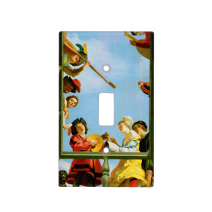 Gerrit Van Honthorst Musical Group Balcony Art Light Switch Cover