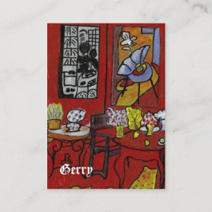 GERRYS MATISSE PORTABLE ART BUSINESS CARD